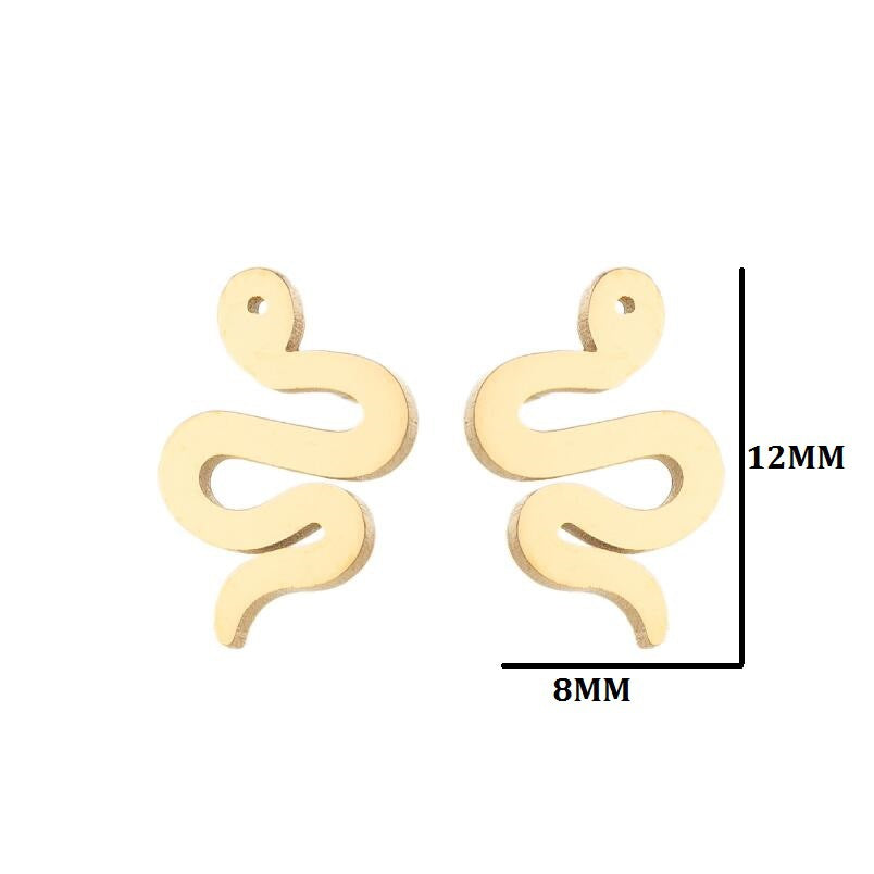 Wholesale Stainless Steel Serpentine Ear Studs